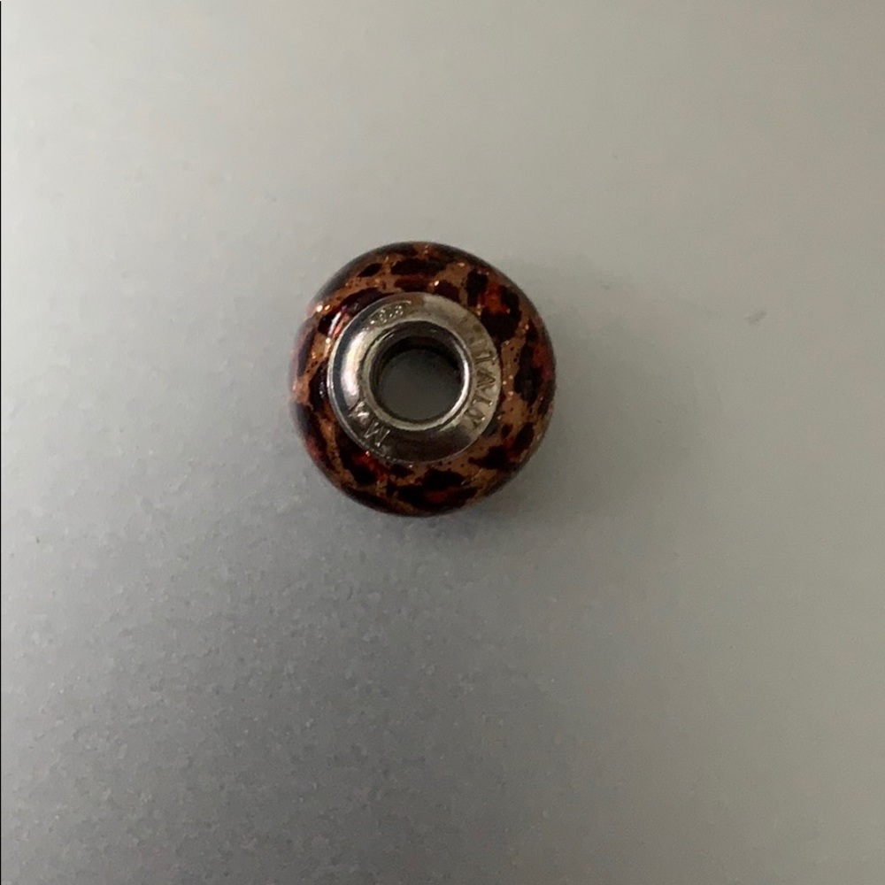 Charmed memories animal print glass charm